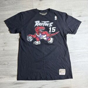 Mitchell & Ness Vince Carter Raptors #15 Hardwood Classics NBA T-Shirt Large